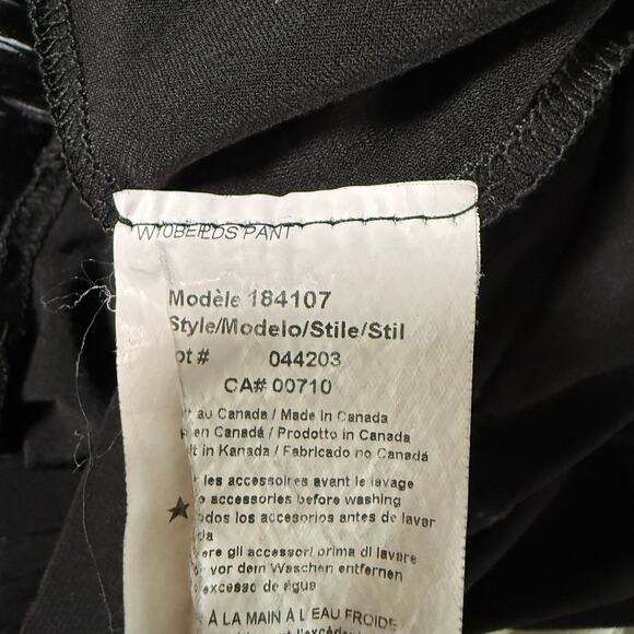 Joseph Ribkoff Women's Black Bubble Hemline With Pockets Pants Size 12 - Picture 9 of 14